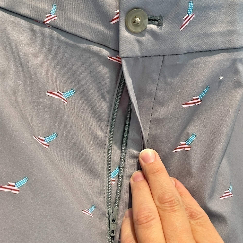 Walter Hagen Perfect 11‎ Stretch Waistband Golf Shorts Double Eagle Monument NEW - Picture 4 of 13